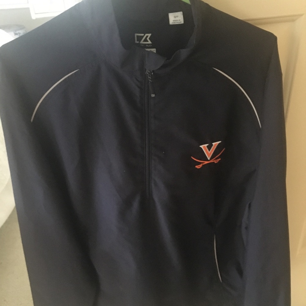 Cutter and Buck Virginia UVA weathertek quarterzip